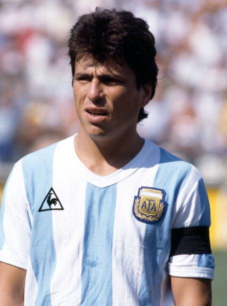 Daniel Passarella Of Argentina Prior To The Fifa World Cup Match