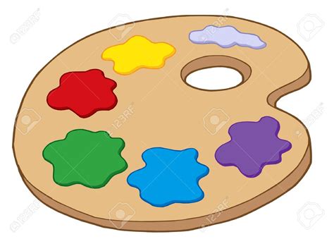 art pallet clipart   cliparts  images  clipground
