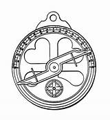 Astrolabe sketch template