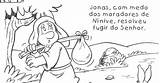 Jonas Fugindo Deus Peixe sketch template