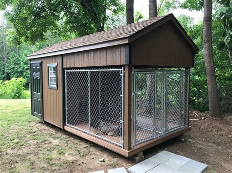 prefab kennel dog house plans dog kennel  run dog house diy