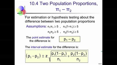 chapter   confidence intervals  paired samples   population proportions youtube