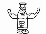 Coloring Pages Milk Funny Bottle Cereal Strong Drawing Jug Kids Getcolorings Clipartmag Getdrawings Color Preview sketch template
