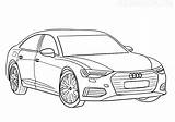 A6 Rs6 Q5 sketch template