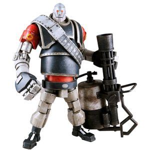 threea toys team fortress team fortress  action figure red heavy robot  forbiddenplanet
