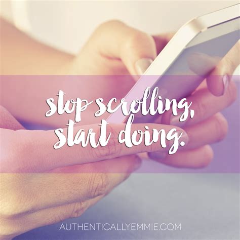stop scrolling start