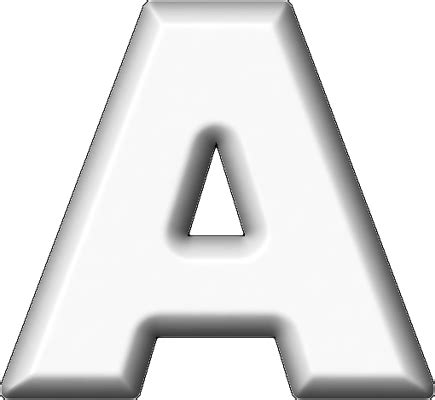alphabets white refrigerator magnet