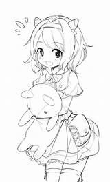 Chibi Bocetos Vẽ Chì Aleatórios Lapiz Draw Piyoasdf Hitam Lolis Tekenen Fiverr Gacha Lineart Neko Revendre Energie Nico Diseño Animé sketch template