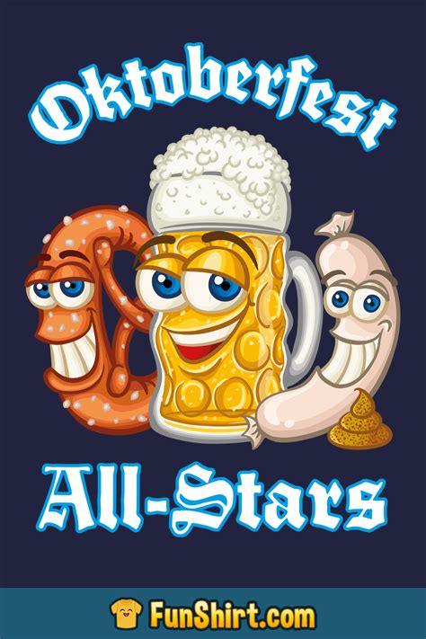 Funny Oktoberfest All Stars T Shirt Design With