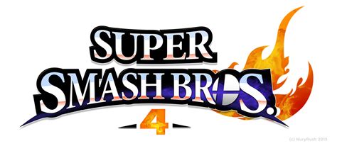 super smash bros  logo remade  nuryrush  deviantart