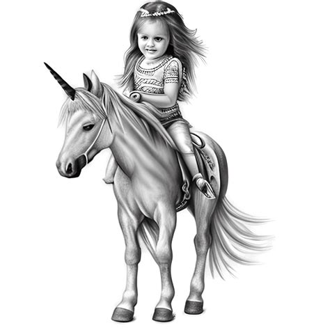 coloring pages girl riding horse