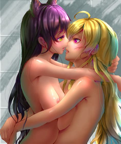 Yang And Blake Share A Shower By 嗔岚 The Rwby Hentai