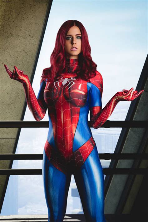 mary jane from spider man cosplay