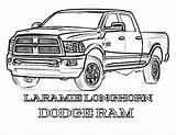 Pickup Yescoloring 2500 Colorare Lifted Longhorn Disegni Cummins Caminhão Boys Printmania sketch template