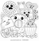 Coloring Food Faces Pages Chain Printable Getcolorings Pa sketch template