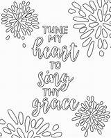 Hymns Christian Thou Getcolorings Wander Fount Zentangle Helping sketch template