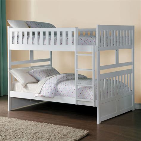 white bunk bed collection discount furniture portland  vancouver wa