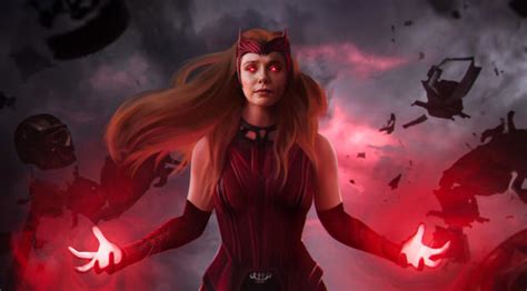scarlet witch full power mode  resolution wallpaper