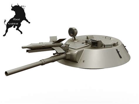 turret for bmp 1 with sagger missile 3d cgtrader