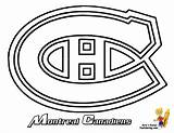 Hockey Coloring Pages Nhl Canadiens Drawing Logo Montreal Bruins Logos Birthday 49ers Colouring Drawings Dessin Boston Party Print Imprimer Oilers sketch template