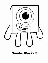 Numberblocks Coloring Number Baby Coloringonly Lidia sketch template