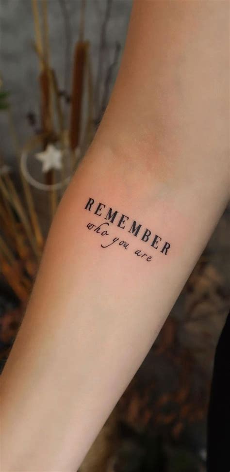 meaningful word tattoos remember       wedding