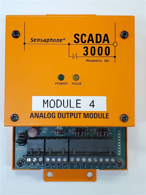 evologic fgd  scada  analog output module sensaphone