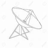 Drawing Radar Satellite Dish Antenna Getdrawings sketch template