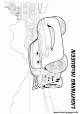 Lightning Mcqueen Coloring A4 Disney Cars City Pages Printable sketch template