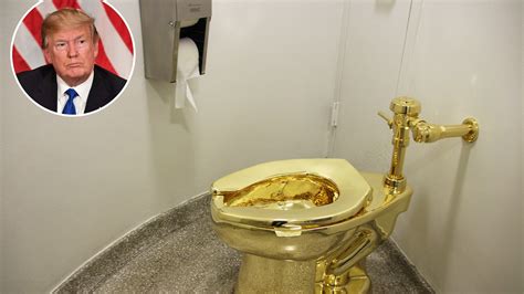 art museum  offered donald trump  solid gold toilet vanity fair