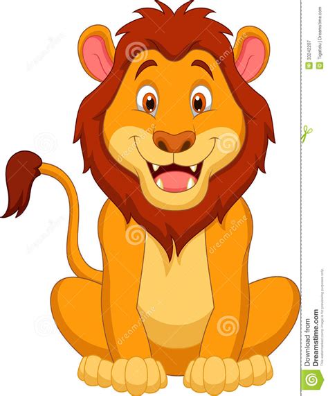 lion cartoon clipartsco