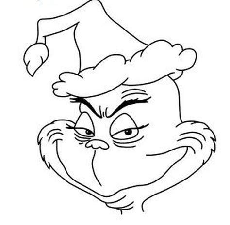 grinch stole christmas coloring sheet  holiday site