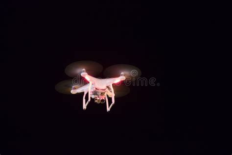 drone flying  night stock photo image  dark flying
