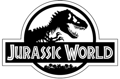 jurassic world logo coloring printable coloring pages