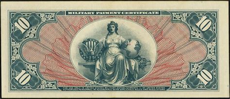 10 dollars military payment certificate series 591 world