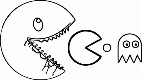 pacman coloring pages  print coloring home