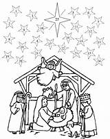 Coloring Nativity Pages Advent Scene Preschoolers Calendar Color Animals Getcolorings Printable sketch template