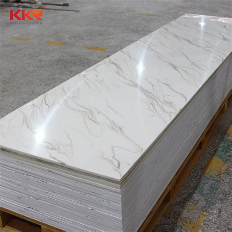 China Corian Sheets White Texture Acrylic Solid Surface