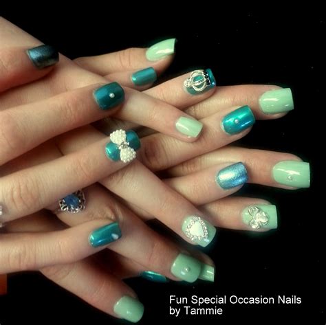 fun special occasion nails  tammie paul hyland salon  day spa