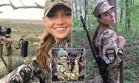 ukraine female soldiers become stars after posting images from the