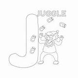 Juggler sketch template