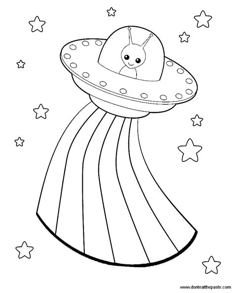 dont eat  paste aliens box coloring page   blank template