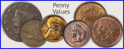 lincoln penny  discover  values
