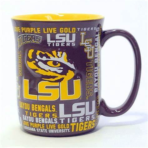 louisiana state university lsu tigers spirit coffee mug  oz swit sports