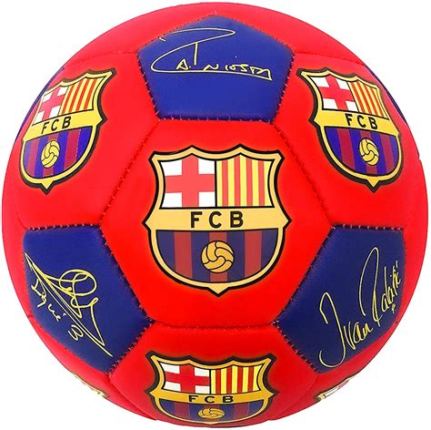 barcelona soccer ball size  licensed fc barcelona players signature