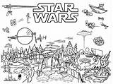 Wars Coloring Star Pages Printable Boys War Kids Ewok Print Ship Online May Characters Color Rocks Movie Scene Popular Including sketch template