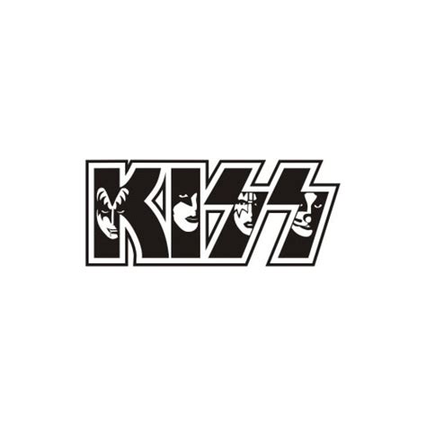kiss band logo car decals art music car stickers waterproof removable