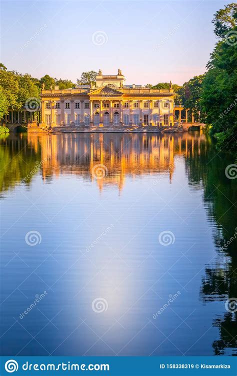 The Lazienki Palace Warsaw Poland Stock Image Image Of
