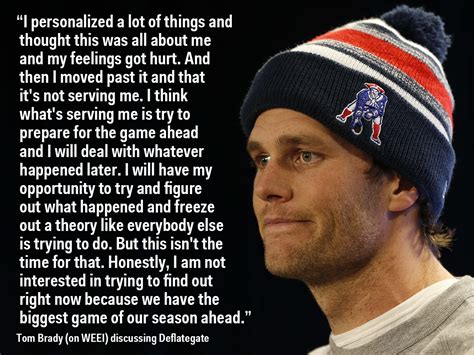tom brady says he s not interested right now in finding out how the