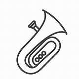 Tuba Iconfinder sketch template